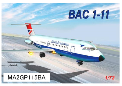 マッハ2（ビーバーコーポレーション）1/72 BAC 1-11 ブリティッシュエアウェイズ	