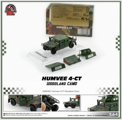BNC 1/64 ハンヴィー 4-CT  ウッドランド迷彩