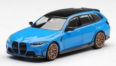 MINI-GT  1/64 BMW M3 Mパフォーマンス ツーリング リビエラブルー(左ハンドル)