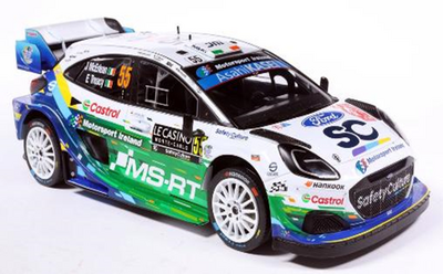 Ixo 1/18  フォード プーマ Rally1  2026年 ラリーモンテカルロ  #55 J.McErlean/E.Treacy	