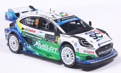 Ixo 1/43	フォード プーマ Rally1  2026年 ラリーモンテカルロ  #55 J.McErlean/E.Treacy