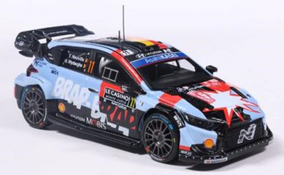 Ixo 1/43  ヒョンデ i20 N Rally1 2026年 ラリーモンテカルロ  #11 T.Neuville/M.Widaeghe