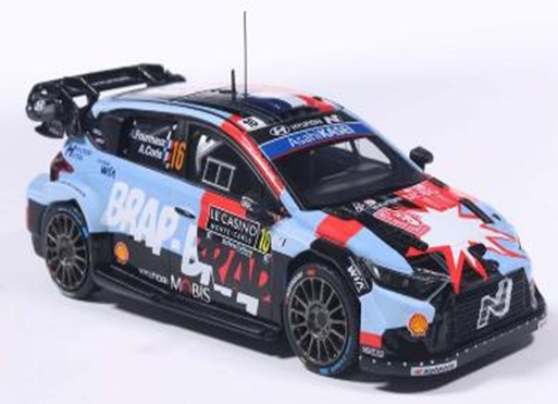 未開封❕JAPAN RALLYCAR コレクション 16種 1/64 Ixo 1/43 ヒョンデ i20 N Rally1 2026年 ラリーモンテカルロ #16 A