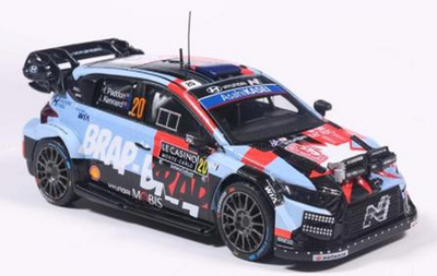 Ixo 1/43  ヒョンデ i20 N Rally1 2026年 ラリーモンテカルロ  #20 H.Paddon/J.Kennard ライトポッド付き