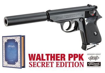 マルゼン  ワルサー PPK シークレットエディション【対象年令 18才以上用】ガスガン