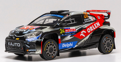 ixo1/43 トヨタ GR ヤリス Rally2  2025年 ラリーチリ  #24 K.Kajetanowicz/M.Szczepaniak