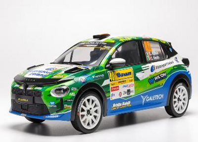 ixo 1/18  ランチア イプシロン Rally4 HF  2025年 バルムラリー 優勝 #40 C.Rahill/C.Smith 