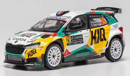 ixo 1/43 シュコダ ファビア Rally2 (2023) 2026年 ラリーモンテカルロ