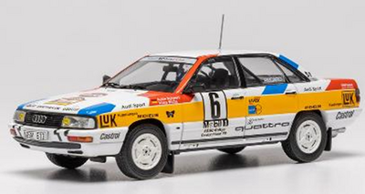 ixo 1/43  アウディ 200 クワトロ 1988年 ラリー・ドイチュラント  #6 A.Schwarz/K.Wicha