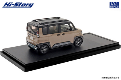 Hi-Story 1/43  Mitsubishi DELICA MINI（2025）サンドベージュパール&times;ブラックマイカ (レジン製)