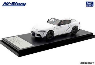 Hi-Story  1/43 Toyota GR SUPRA RZ &ldquo;Matte White Edition&rdquo; (2022) マットアバランチホワイトメタリック	