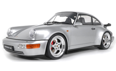 GT SPIRIT 1/8 ポルシェ 911(964) 3.6 ターボ 1993 (シルバー)