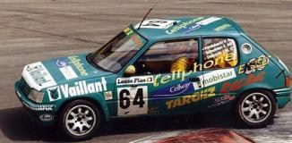 Spark 1/43 Peugeot 205 GTi No.64 Ecurie Bruxelloise 24H Spa 1997