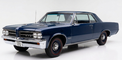 SUN STAR  1/18  ポンティアック GTO 1964 ノクターンブルーポリ