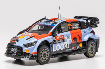 ixo 1/43 ヒョンデ i20 N Rally1 2026年 ラリーケニア  #16 A.Fourmaux/A.Coria	
