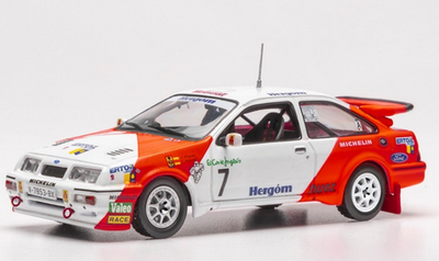 ixo 1/43  フォード シエラ RS コスワース  1989年 ラリー・エル・コルテ・イングレス  #7 J.Puras/T.Aguado
