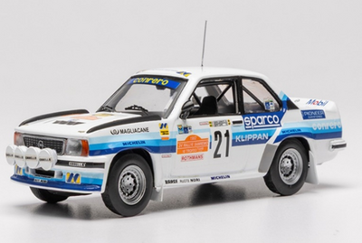 ixo 1/43  オペル アスコナ B 400 1982年 ラリーサンレモ  #21 D.Cerrato/G.Cerri