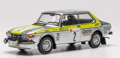 ixo 1/43  サーブ 99 EMS 1976年 ブークル・ド・スパ  #2 S.Blomqvist/H.Sylvan