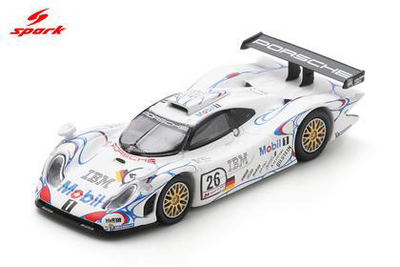 Spark 1/64  Porsche 911 GT1 No.26 Winner Le Mans 24H 1998  A. McNish - L. A&iuml;ello - S. Ortelli