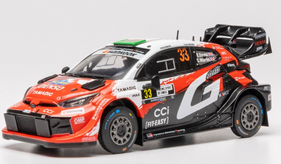 Ixo  1/43  トヨタ GR ヤリス Rally1 2026年 ラリースウェーデン  優勝 #33 E.Evans/S.Martin
