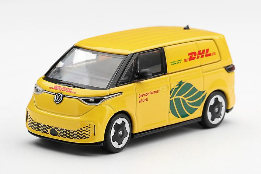 MINI-GT 1/64 フォルクスワーゲン ID. Buzz DHL Electric(左ハンドル