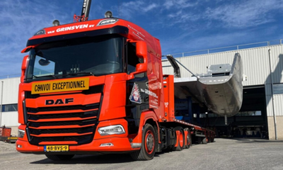 WSI 1/50  DAF XF SH スカイライト付き 6&times;2 タグアクスル セミローダー 4軸