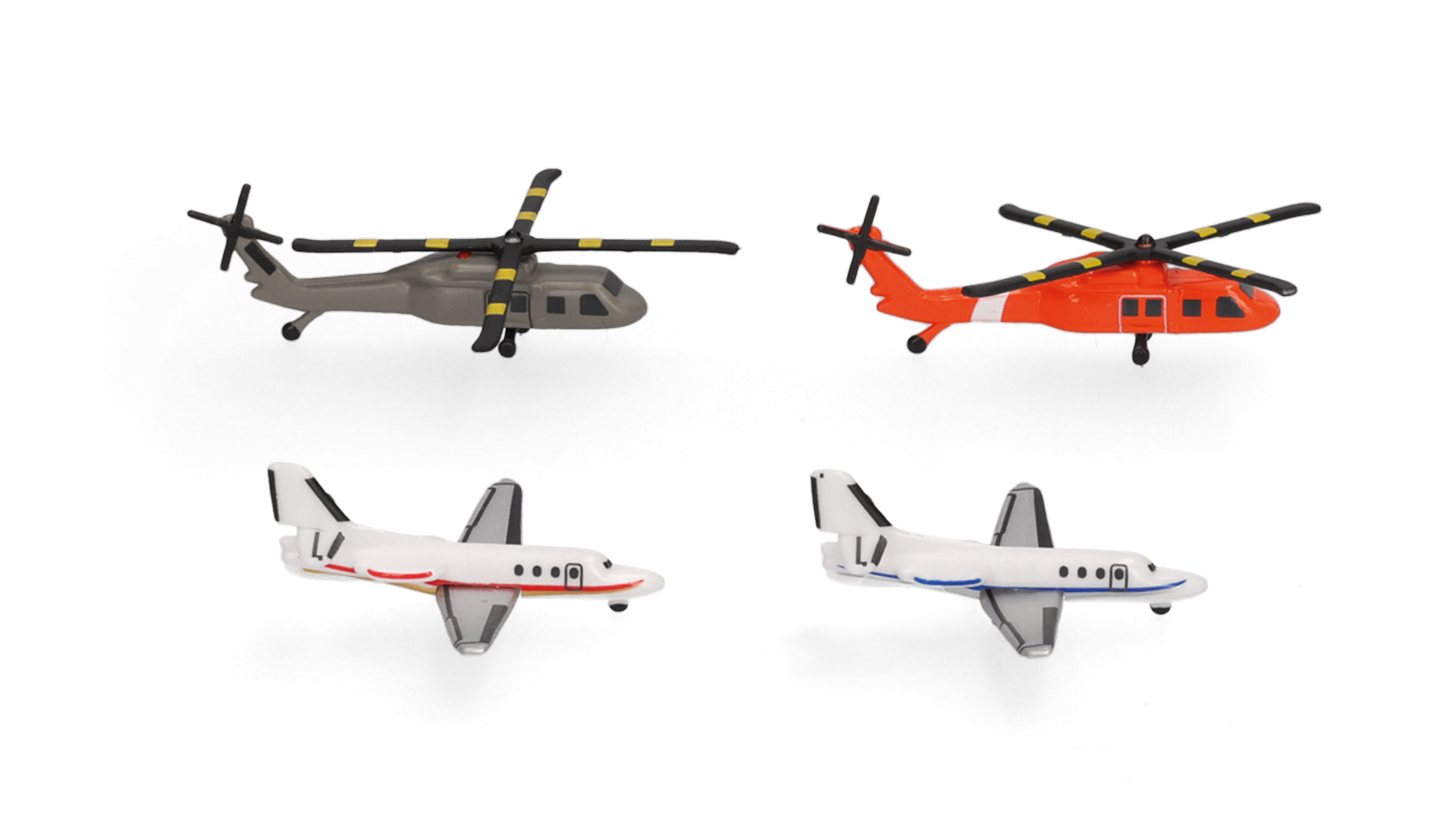 herpa 1/500 (プラスチック製) ヘリコプター、ビジネスジェット セット