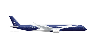 herpa 1/500  A350-1000 ルフトハンザ航空 "100 Jahre" "Deutschland" D-AIFA  ダイキャスト製
