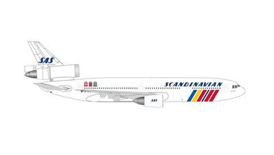 herpa 1/500 DC-10-30 スカンジナビア航空 "Dag Viking" SE-DFD   ダイキャスト製
