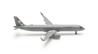 herpa 1/500 1/500 A321neo ドイツ空軍 航空輸送準備隊 "70 Jahre Luftwaffe" 15+10  ダイキャスト製