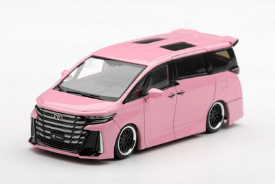 MINI-GT 1/64 Toyota ヴェルファイア 40 KUHL メタリックピンク（左ハンドル）