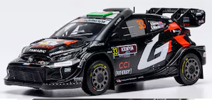 Ixo 1/43 トヨタ GR ヤリス ラリー1 2025年 ラリーケニア 優勝 #33