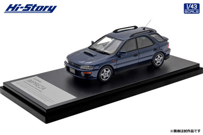 Hi-Story 1/43 (ダイキャスト製) SUBARU IMPREZA SPORTS WAGON WRX (1993) ブルー