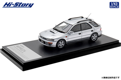 Hi-Story1/43 (ダイキャスト製) SUBARU IMPREZA SPORTS WAGON WRX (1993) シルバー