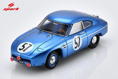 Spark 1/43 DB HBR5 クーペ アレジェ パナール No.57 Le Mans 24H 1957 B.Deviterne／M.Lailler