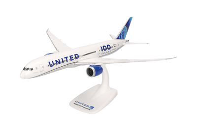 herpa wings 1/200  787-9 ユナイテッド航空 "100 Years" N61101 スナップフィット　(プラスチック製)