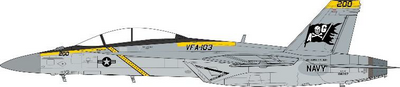 JCW 1/72 F/A-18F アメリカ海軍 VFA-103 ジョリーロジャース 2023年