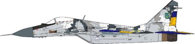 JCW 1/72 MiG-29 ウクライナ空軍 第114戦術航空旅団 2023