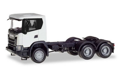 herpa 1/87 スカニア CG 17 6x6 リジッドトラクター ホワイト