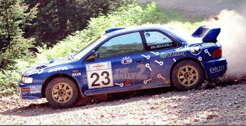 スバル インプレッサ WRC99 2000年 Rally Acropolis 4位 ＃24