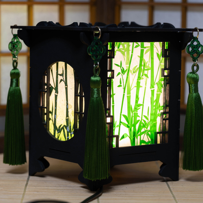竹の行灯 -碧-