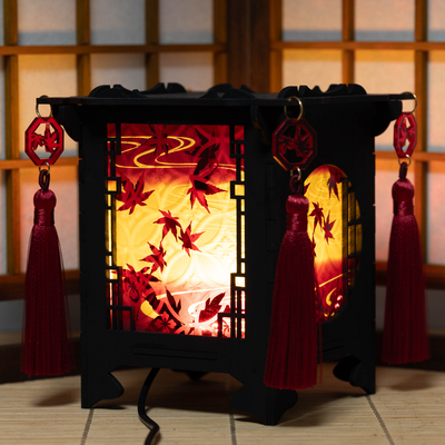 紅葉の行灯