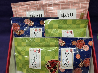 千葉海苔つまみ焼のりと味のリの詰合せ6袋入
