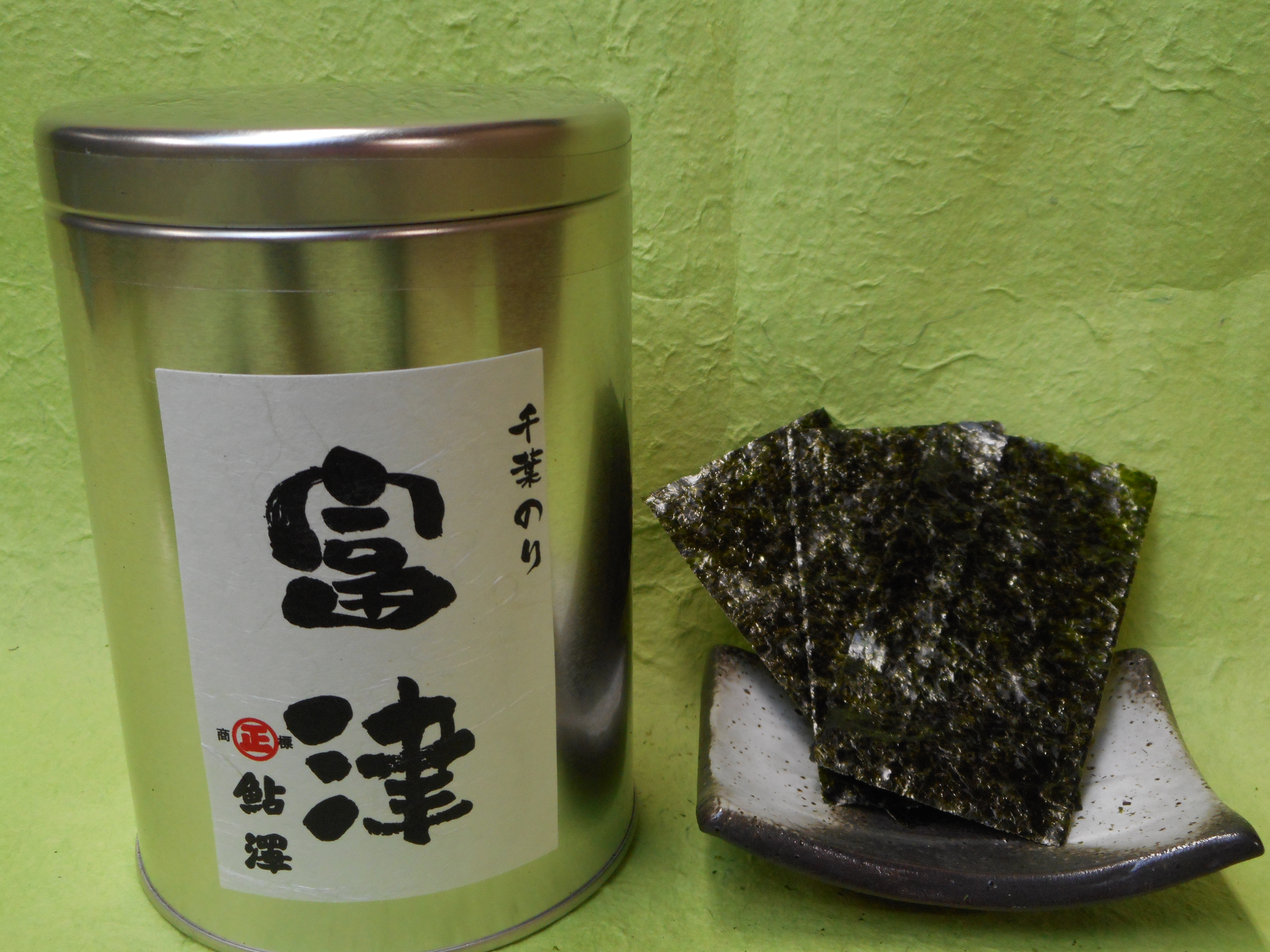 焼のり産地缶（富津）8切80枚入 | 鮎澤ネットショップ