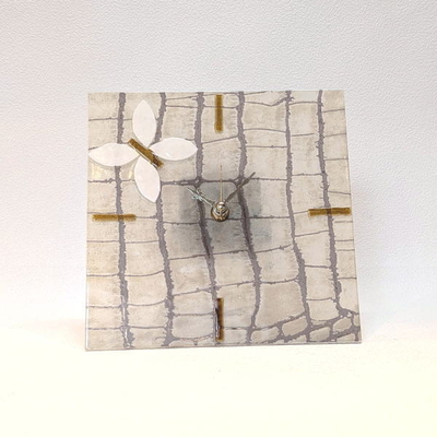 ベネチアングラス置時計　品番.or1919-3A