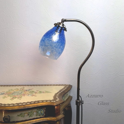 no10 Azzurro Glass Studio　フロアライト　fc-580ay-frit-blue-no10