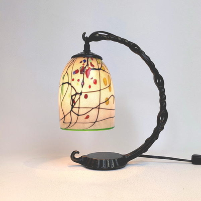 ベネチアングラステーブルランプ　品番.td037bianco01