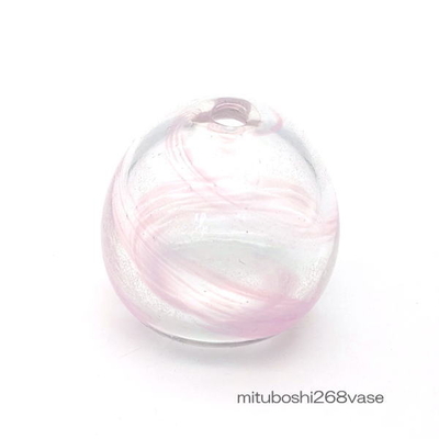 mituboshi268vase　琉球ガラス一輪挿し・花瓶・ flowervase　三ツ星工房