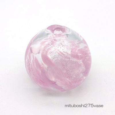 mituboshi275vase　琉球ガラス一輪挿し・花瓶・ flowervase　三ツ星工房