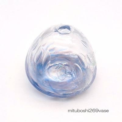 mituboshi269vase　琉球ガラス一輪挿し・花瓶・ flowervase　三ツ星工房